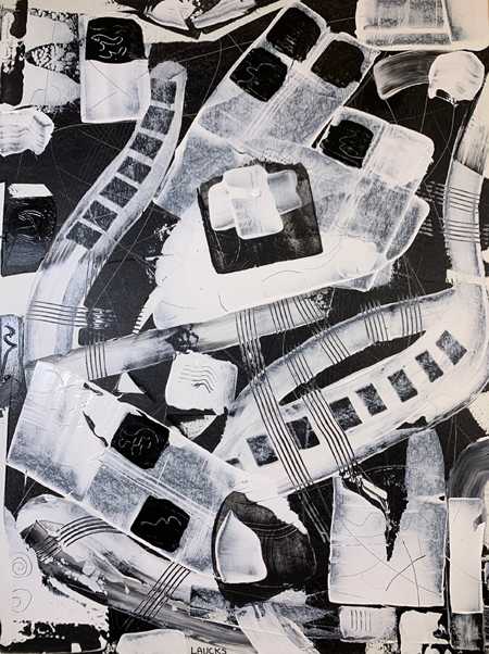 Dwelling in Winter (1) by Mary Laucks